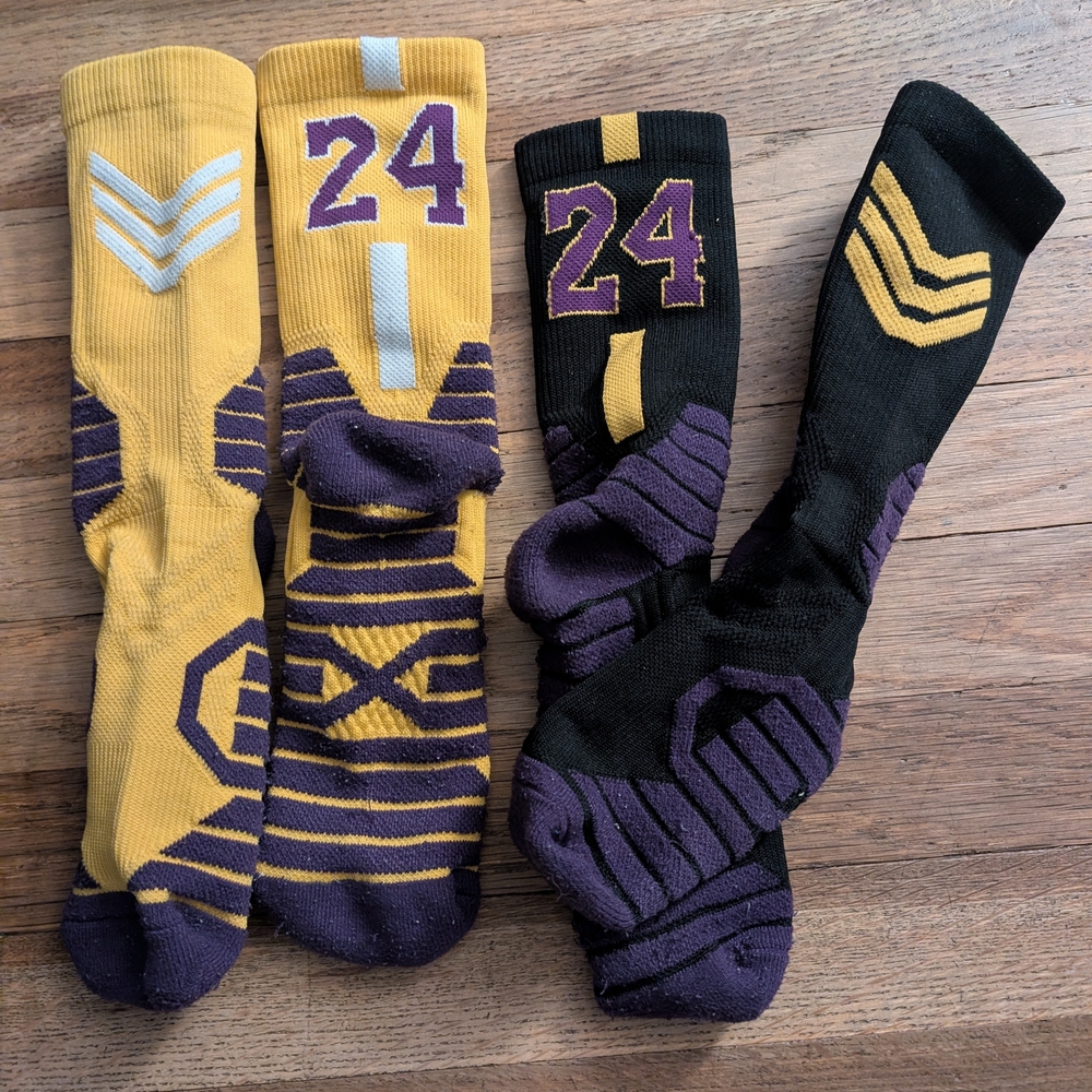 Kobe Bryant Lakers Fans!! Socks #24